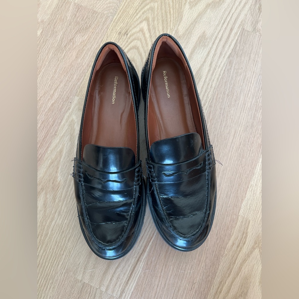 Reformation Agathea Chunky Loafers | 9
